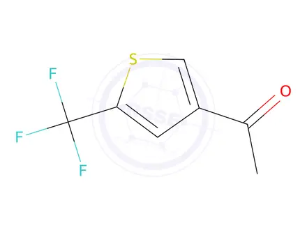 Chemical structure of 1-(5-(Trifluoromethyl)thiophen-3-yl)ethan-1-one