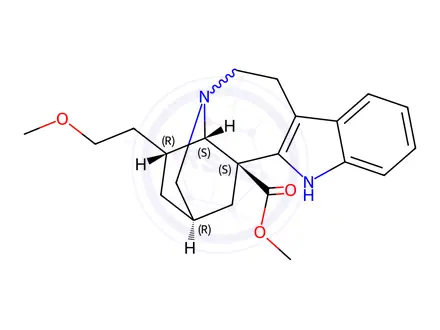 Chemical structure of (Â±)-18-Methoxycoronaridine
