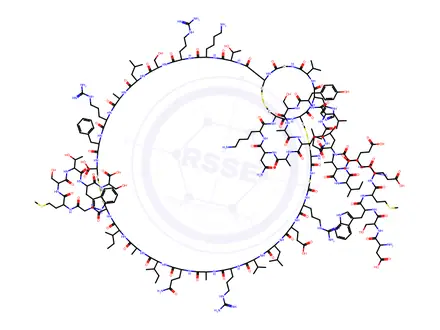 Chemical structure of Relaxin H2 (human) (H-6784.1000)