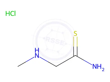 Chemical structure of 2-Methylaminothioacetamide Hydrochloride