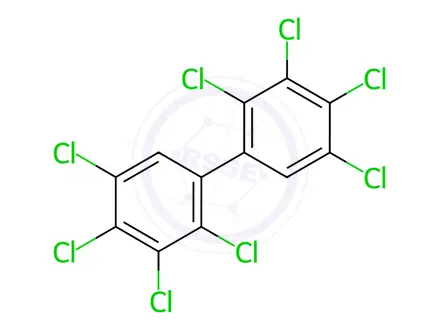 Chemical structure of PCB 194
