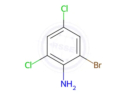 Chemical structure of 2-Bromo-4,6-dichloroaniline