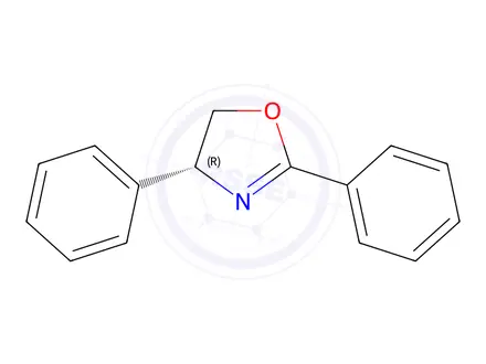 Chemical structure of (R)-2,4-Diphenyl-4,5-dihydrooxazole