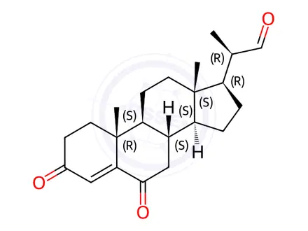Chemical structure of Progesterone Impurity 154