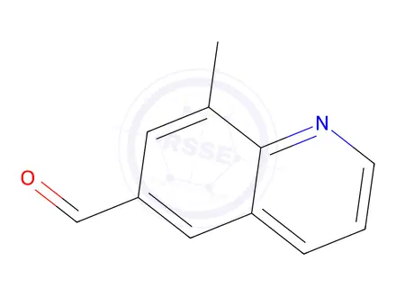 Chemical structure of 8-methylquinoline-6-carbaldehyde