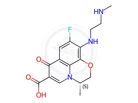 Chemical structure of Levofloxacin Impurity 116