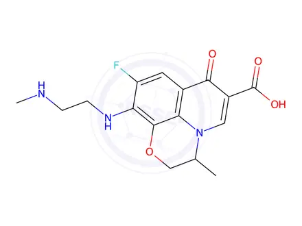 Chemical structure of Ofloxacin Impurity 9 Monomer