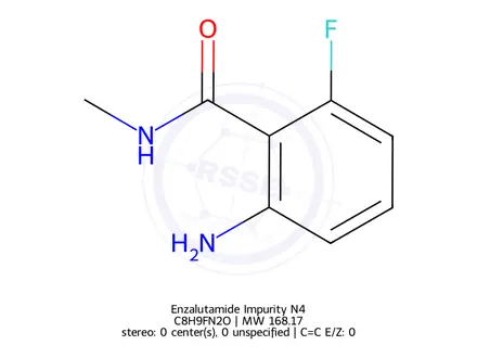 Chemical structure of Enzalutamide Impurity N4