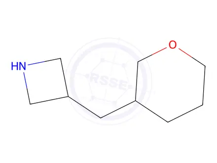 Chemical structure of 3-((Tetrahydro-2H-pyran-3-yl)methyl)azetidine