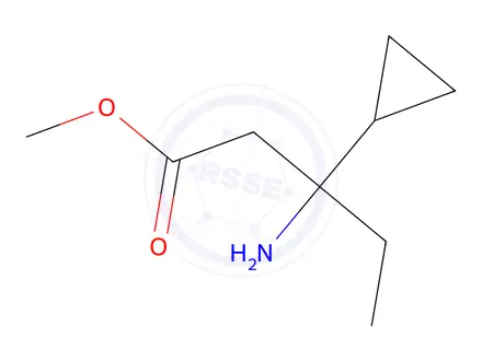 Chemical structure of Methyl 3-amino-3-cyclopropylpentanoate
