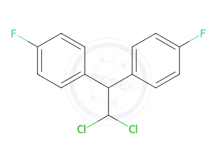 Chemical structure of 1,1-Bis-(4-Fluorophenyl)-2,2-Dichloroethane