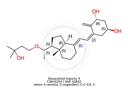 Chemical structure of Maxacalcitol Impurity 50