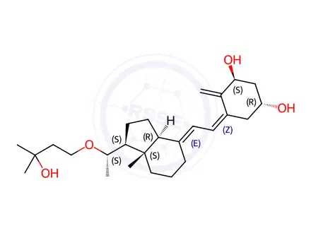 Chemical structure of 22-Oxacalcitriol