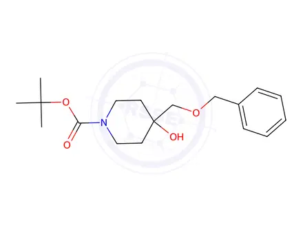 Chemical structure of N-Boc-4-benzyloxymethyl-4-hydroxy-piperidine