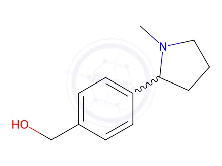 Chemical structure of (4-(1-Methylpyrrolidin-2-yl)phenyl)methanol