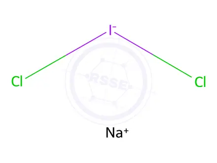 Chemical structure of Sodium Iodide Dichloride