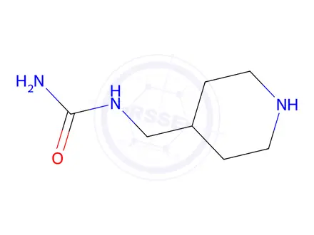 Chemical structure of (piperidin-4-ylmethyl)urea dihydrochloride