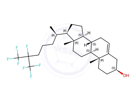 Chemical structure of F7-Cholesterol