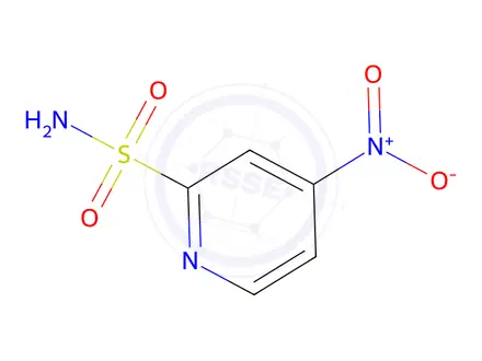 Chemical structure of 4-nitropyridine-2-sulfonamide