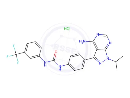 Chemical structure of AD57 (hydrochloride)