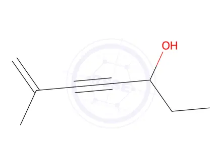 Chemical structure of 6-Methyl-6-hepten-4-yn-3-ol