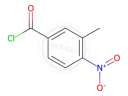 Chemical structure of 3-Methyl-4-nitrobenzoyl chloride