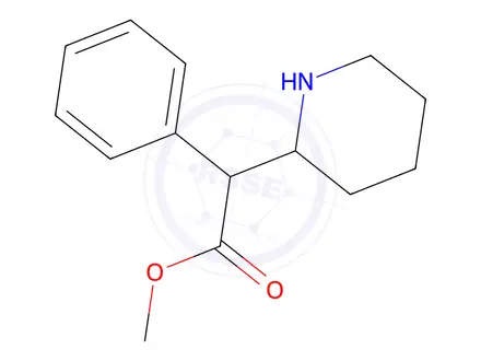 Chemical structure of Methylphenidate (secondary standard traceable to USP)