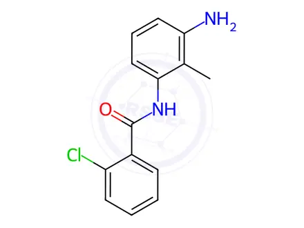 Chemical structure of N-(3-Amino-2-methylphenyl)-2-chlorobenzamide