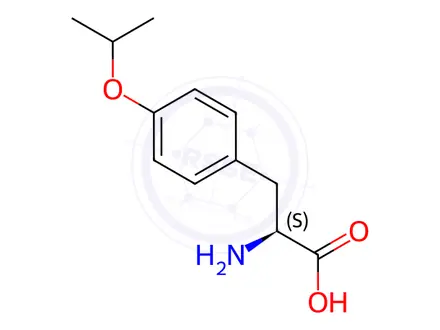 Chemical structure of O-(1-Methylethyl)-L-tyrosine