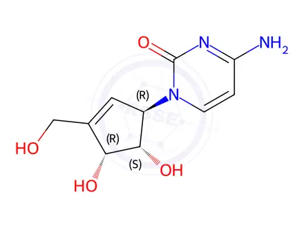 Chemical structure of Cytosine Impurity 4(Cyclopentenylcytosine)
