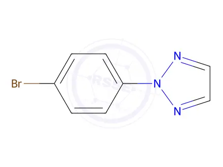 Chemical structure of 2-(4-Bromophenyl)-2H-1,2,3-triazole