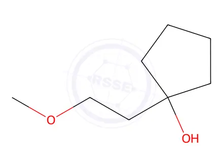 Chemical structure of 1-(2-Methoxyethyl)cyclopentan-1-ol