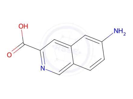 Chemical structure of 6-Aminoisoquinoline-3-carboxylic acid