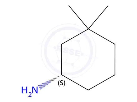 Chemical structure of (S)-3,3-Dimethyl-cyclohexylamine