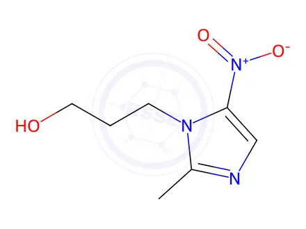 Chemical structure of Ternidazole hydrochloride