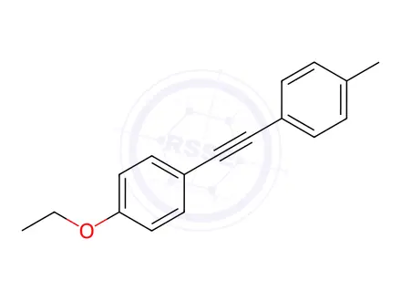 Chemical structure of 1-Ethoxy-4-(p-tolylethynyl)benzene