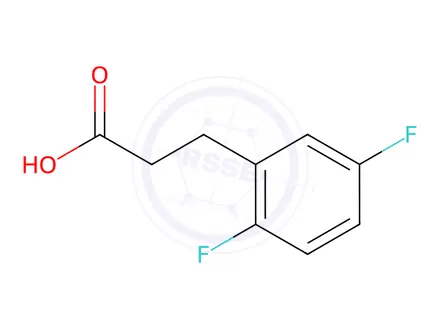 Chemical structure of 3-(2,5-Difluoro-phenyl)-propionic acid