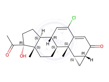 Chemical structure of Cyproterone Acetate Impurity 6 (Cyproterone Acetate EP Impurity F)