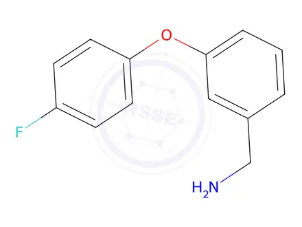 Chemical structure of (3-(4-Fluorophenoxy)phenyl)methanamine