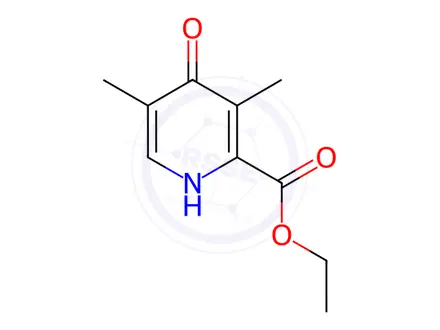 Chemical structure of ethyl 3,5-dimethyl-4-oxo-1,4-dihydropyridine-2-carboxylate