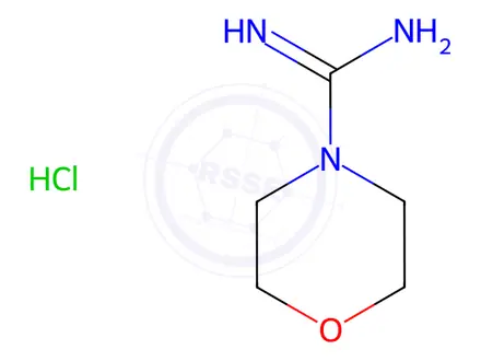 Chemical structure of Moroxydine Impurity 2 HCl