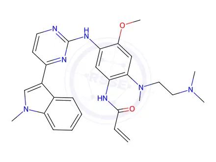 Chemical structure of Osimertinib (AZD9291)