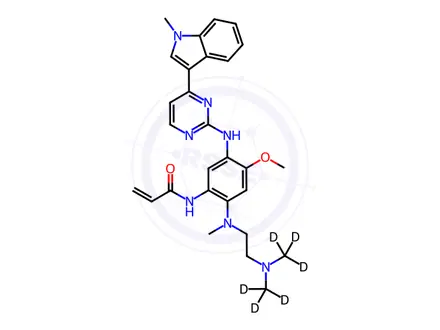 Chemical structure of Osimertinib D6