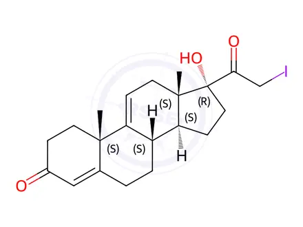 Chemical structure of Hydrocortisone Impurity 158