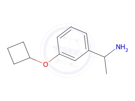 Chemical structure of 1-(3-Cyclobutoxyphenyl)ethanamine