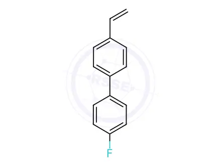 Chemical structure of 4-Fluoro-4'-vinyl-1,1'-biphenyl