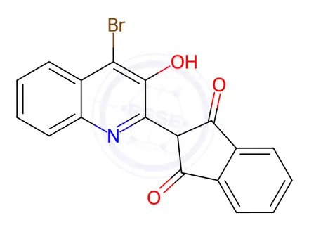 Chemical structure of Disperse Yellow 64 (Technical Grade)