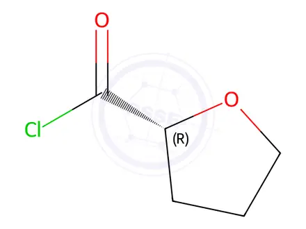 Chemical structure of 2-Furancarbonyl chloride, tetrahydro-, (2R)-