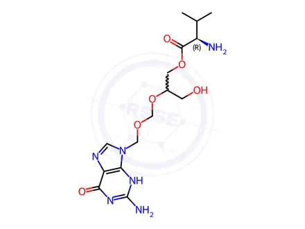 Chemical structure of Valganciclovir USP Related Compound G