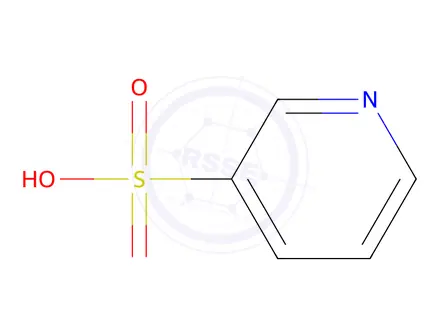 Chemical structure of 3-Pyridinesulfonic acid